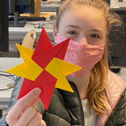 Origami Sterne 4B 2020/21