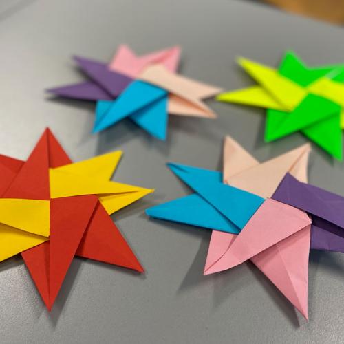 Origami Sterne 4B 2020/21