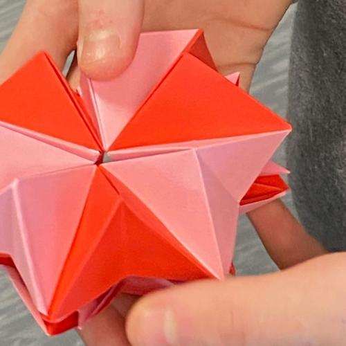 Origami Sterne 4B 2020/21