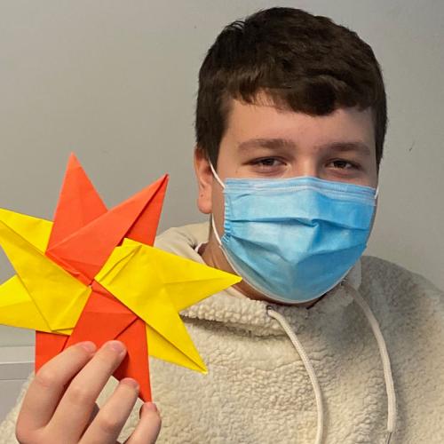 Origami Sterne 4B 2020/21