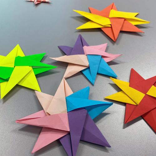 Origami Sterne 4B 2020/21