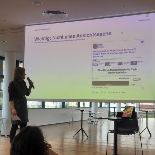 Eine Power-Point-Präsentation 
