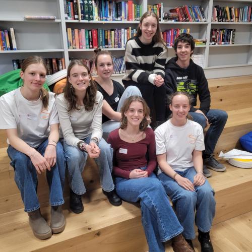 Eindruck von der Kinderbetreuung am Tag der offenen Tür in der Bibliothek