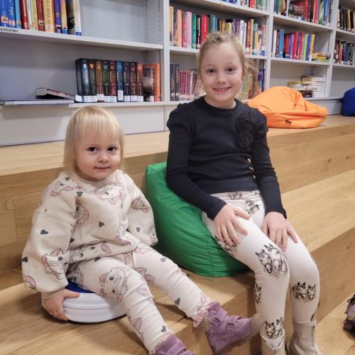 Eindruck von der Kinderbetreuung am Tag der offenen Tür in der Bibliothek