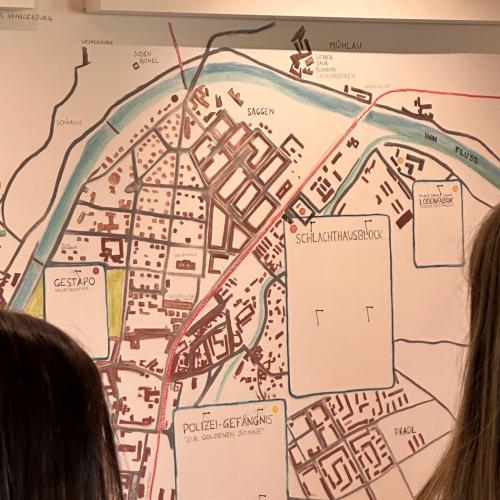 Alte Karte von Innsbruck