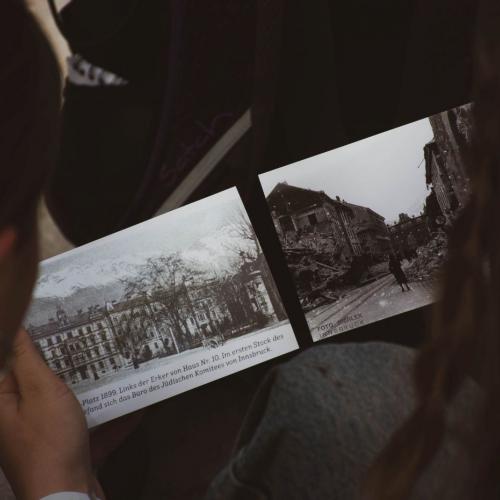 Alte Fotografien von Innsbruck