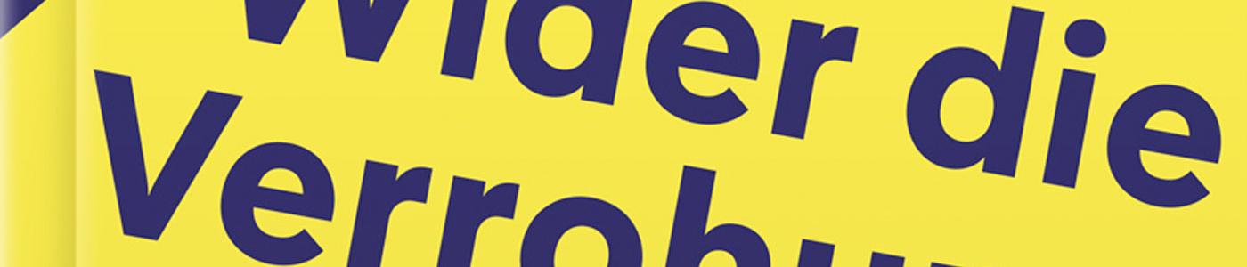 Buchcover Wider die Verrohung