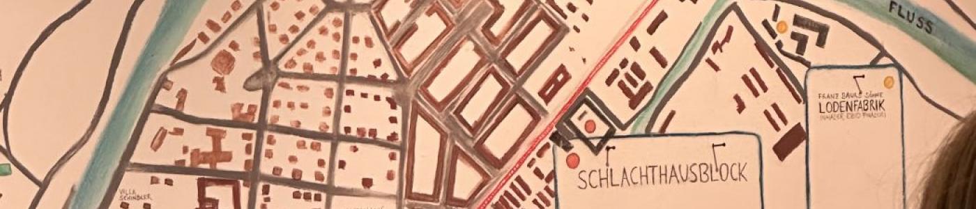 Alte Karte von Innsbruck