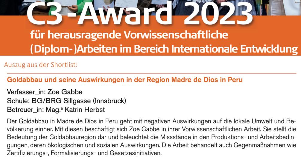 c3 award