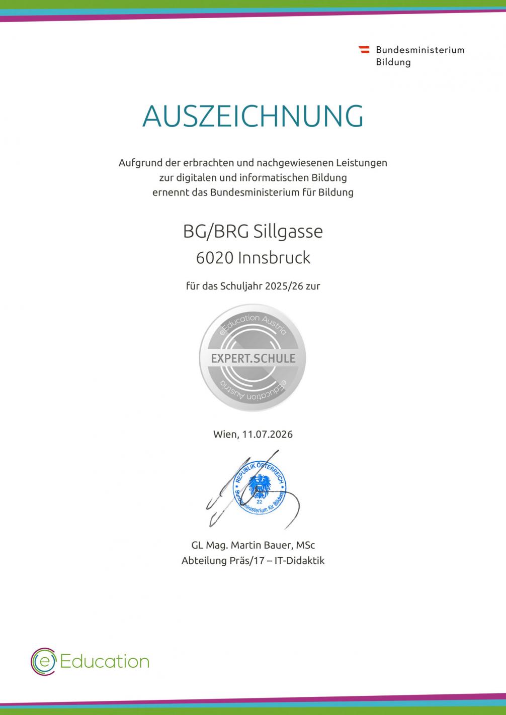 Expertschule 2526