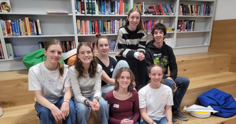 Eindruck von der Kinderbetreuung am Tag der offenen Tür in der Bibliothek
